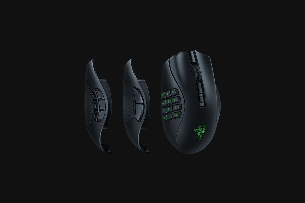 EAN 8886419333890 - Razer Naga V2 Pro ratón Juego mano derecha RF Wireless + Bluetooth + USB Type-C Óptico 30000 DPI imagen 2