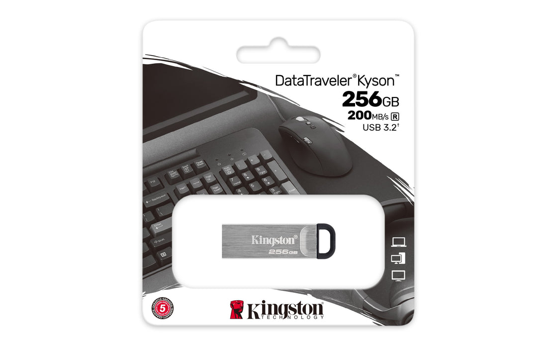 EAN 0740617309195 - Kingston Technology DataTraveler Kyson unidad flash USB USB tipo A 3.2 Gen 1 (3.1 Gen 1) Plata imagen 4