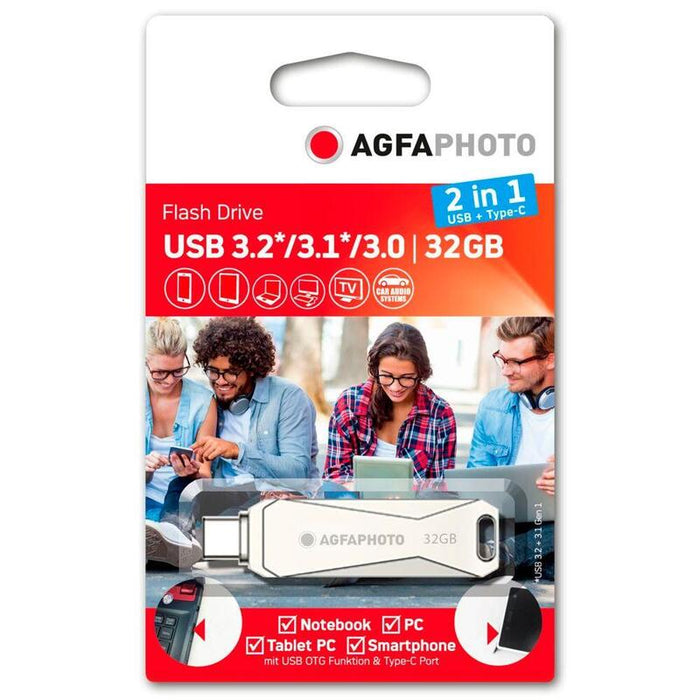 Agfaphoto Usb 3.0 2in1 32gb Usb-Tipo C