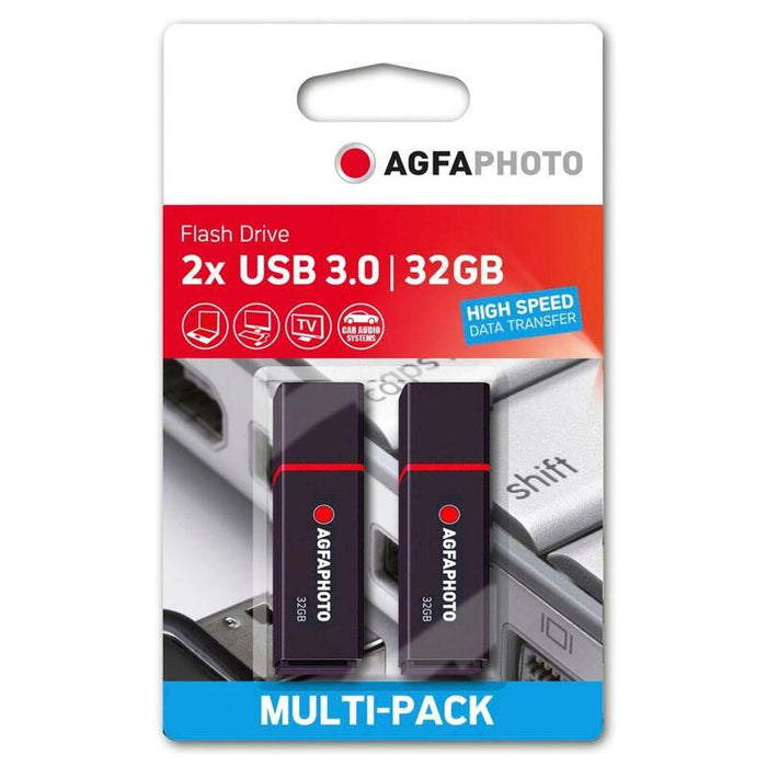 Agfaphoto Usb 3.2 Gen 1 32gb Black Mp2
