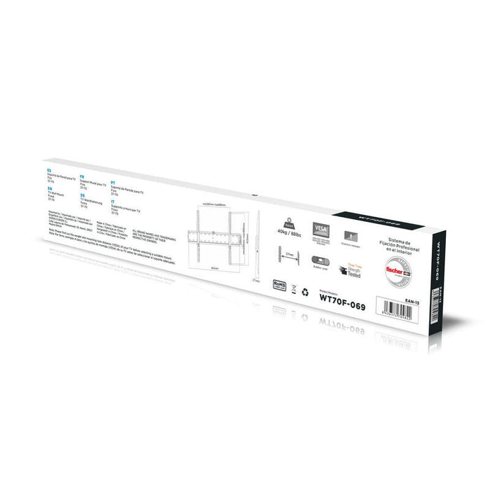 Aisens Soporte Eco Ultra Delgado (Tv 37"-70" / 40kg) - Negro