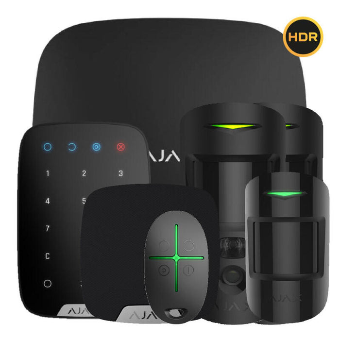 Ajax Hub2kit4g-Mp-Pro-Hdr-Bl1 Kit Ajax Negro. Hub 2 4g + 2motioncam-Hdr + Motionprotect + Spacecontrol + Keypad + Homesiren