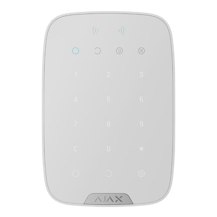 Ajax Keypad-Plus-S-Wh Ajax Superior Keypad Plus Jeweller. Teclado Táctil Con Lector Inalámbrico. Color Blanco