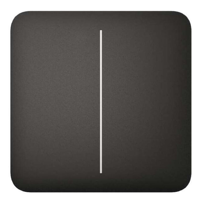 Ajax Lightswitch-2g-Bl Ajax Lightswitch Solobutton 2-Gang. Pulsador Doble. Color Negro