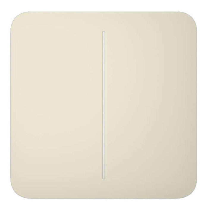 Ajax Lightswitch-2g-Iv Ajax Lightswitch Solobutton 2-Gang. Pulsador Doble. Color Marfil