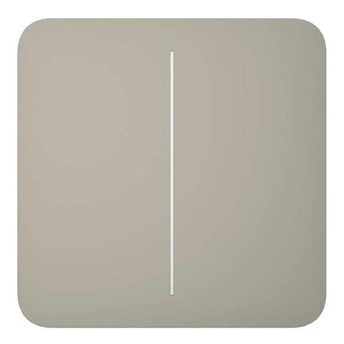 Ajax Lightswitch-2g-Ol Ajax Lightswitch Solobutton 2-Gang. Pulsador Doble. Color Oliva