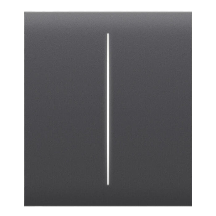 Ajax Lightswitch-Center-2g-Gp Ajax Lightswitch Centerbutton 2-Gang. Plusador Central Doble. Color Grafito