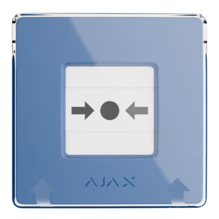 Ajax Manualcallpoint-B Ajax Manual Call Point. Pulsador Incendio Inalámbrico. Color Azul