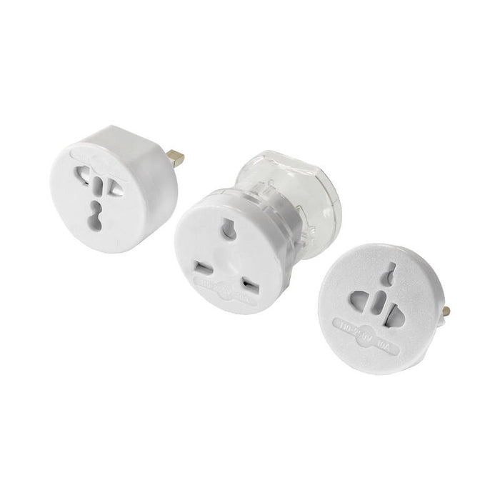 Akyga Adaptador De Viaje  Ac Ak-Ad-61 Worldwide White