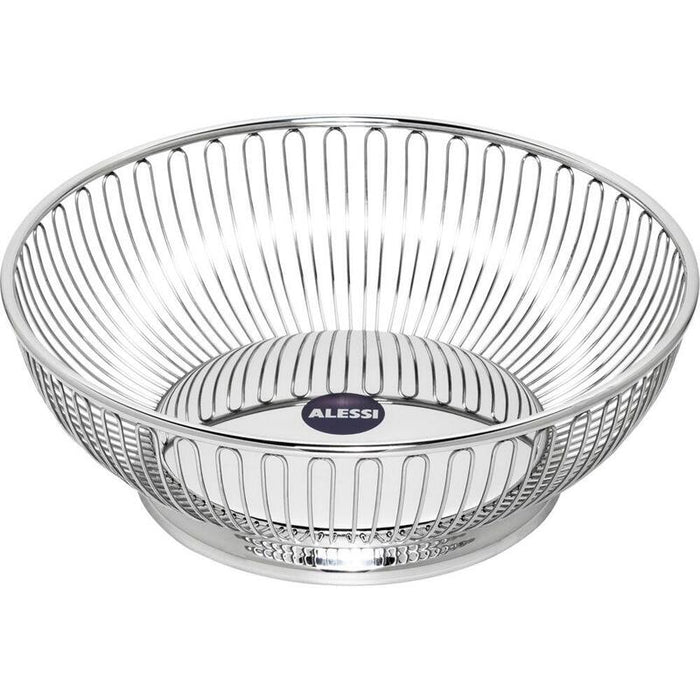 Alessi 826/24 Round Wire Basket Stainless Steel