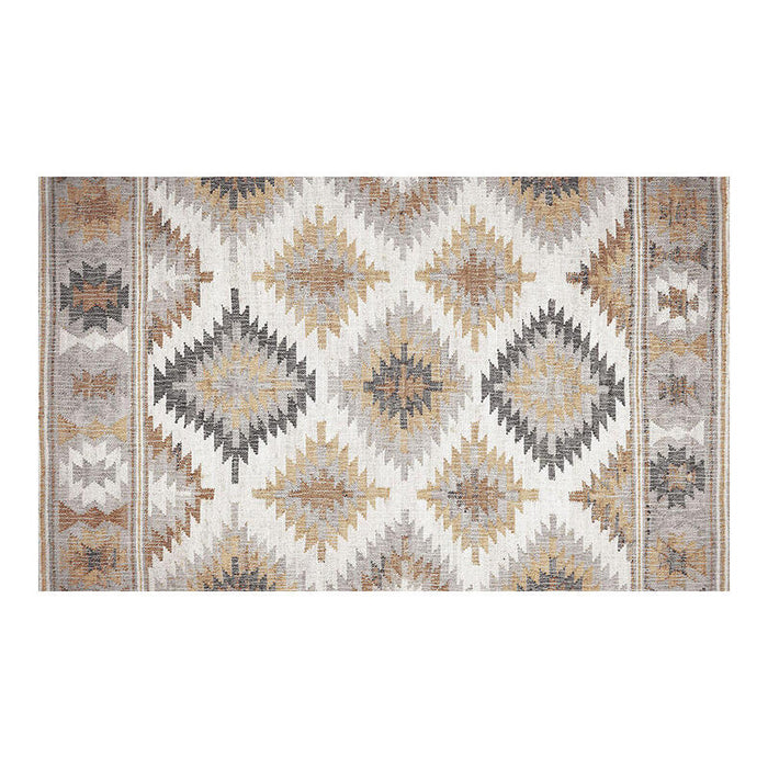 Alfombra Vinílica Estampada Kilim Grises 45 X 75 Cm