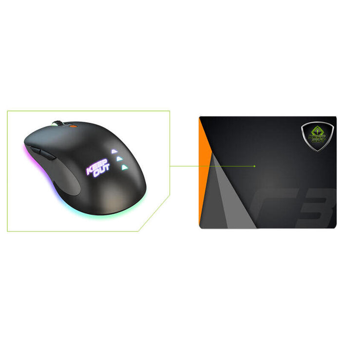 Alfombrilla Gaming Keep Out R3 400x320x3mm