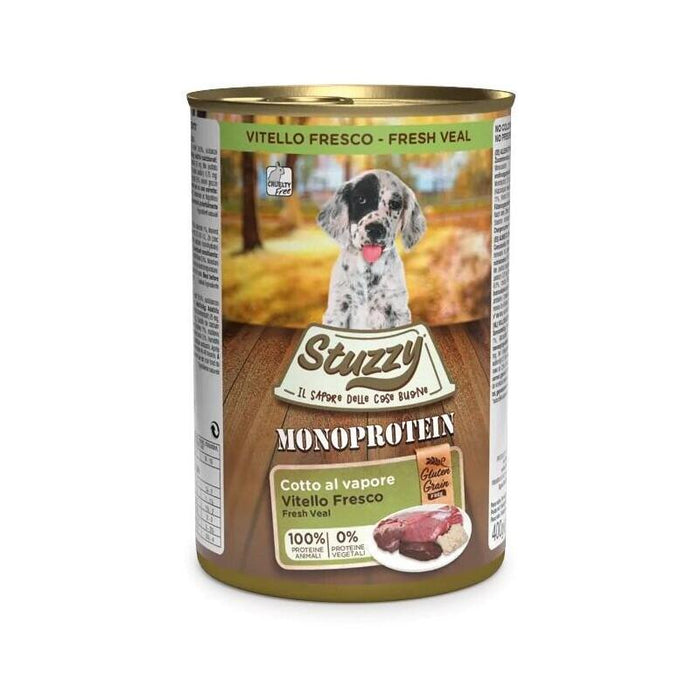 Alimento Húmedo Para Cachorros Stuzzy Monoproteína Cachorros Ternera  400g