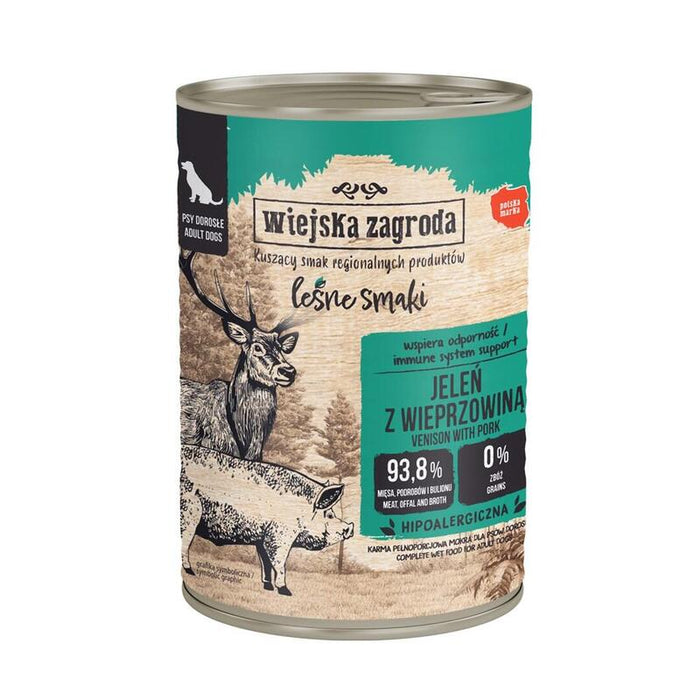 Alimento Húmedo Para Perro De Ciervo Con Cerdo Country Farm 400g