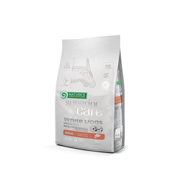 Alimento Seco Para Cachorros  Nature'S Protection Superior Care White Dogs Grain Free Junior Small Bialoryba  10 Kg