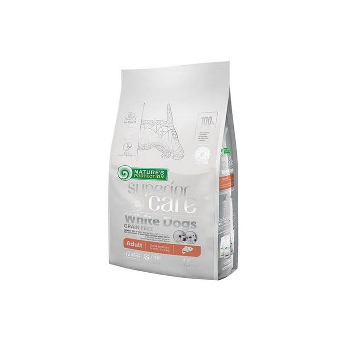 Alimento Seco Para Cachorros  Nature'S Protection Superior Care White Dogs Grain Free Junior Small Bialoryba  1,5 Kg