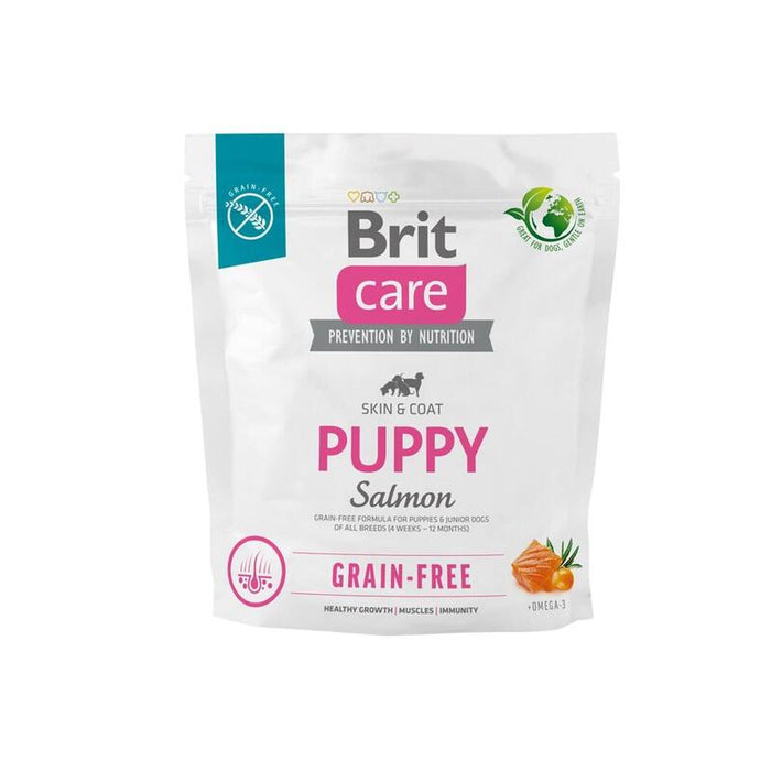 Alimento Seco Para Cachorros Y Perros Jóvenes De Todas Las Razas (De 4 Semanas A 12 Meses).Brit Care Dog Grain-Free Puppy Salmon 1kg