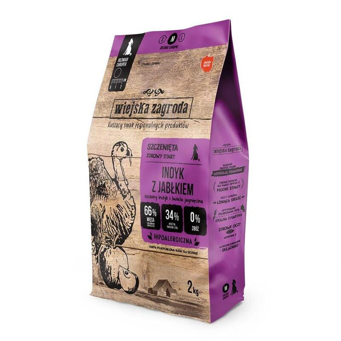 Alimento Seco Para Pavo Con Manzana Country Farm Pair Perro 2kg