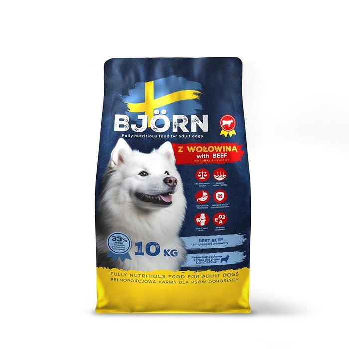 Alimento Seco Para Perros Bjorn With Beef  10kg