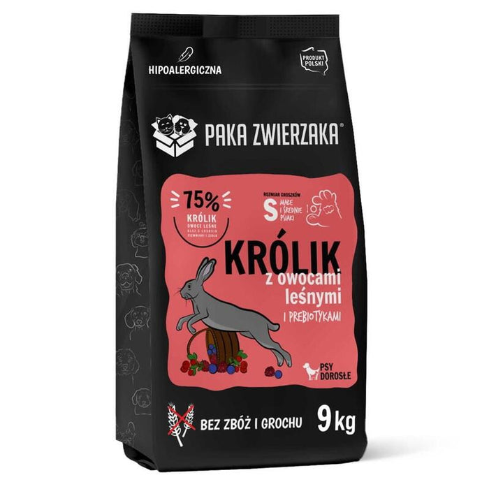 Alimento Seco Para Perros Paka Zwierzaka Rabbit With Forest Fruits S  9kg