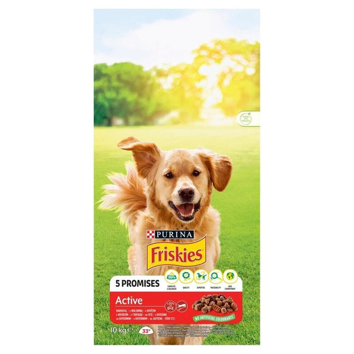Alimento Seco Para Perros  Purina Friskies Active 10 Kg