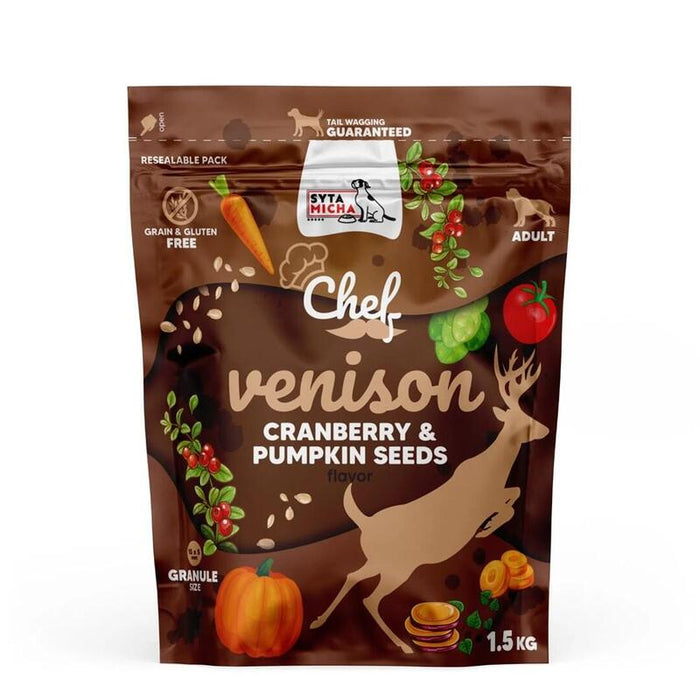 Alimento Seco Para Perros Syta Micha Chef Venison With Cranberry And Pumpkin Seeds  1,5kg
