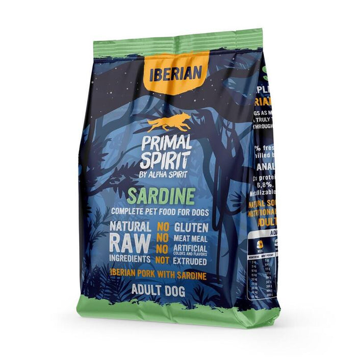 Alimento Semihúmedo Para Perros Primal Spirit Iberian Sardine  1 Kg