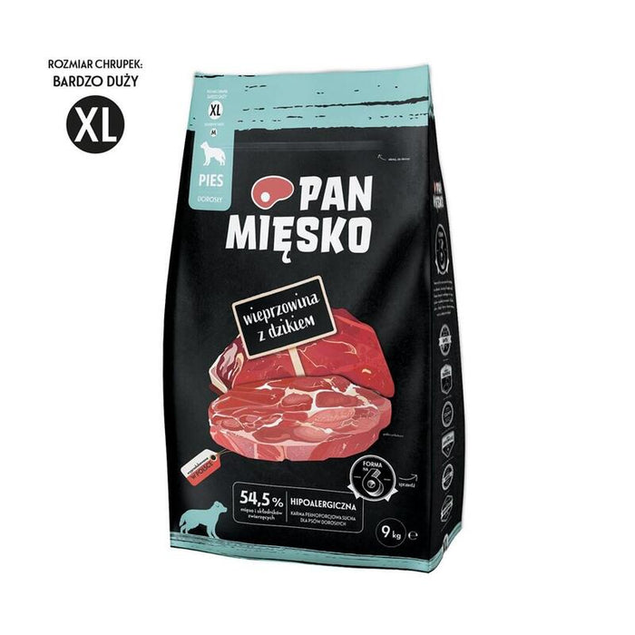 Alimentos Para Perros Mr. Pork Carne Con Un Jabalí Wild  Secos - 9 Kg