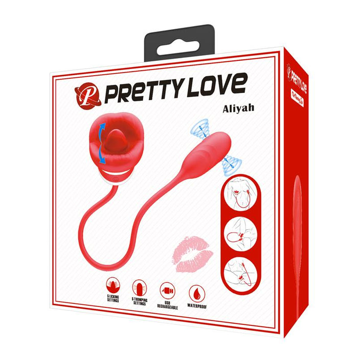 Pretty Love - Aliyah Masturbador Boca Rojo