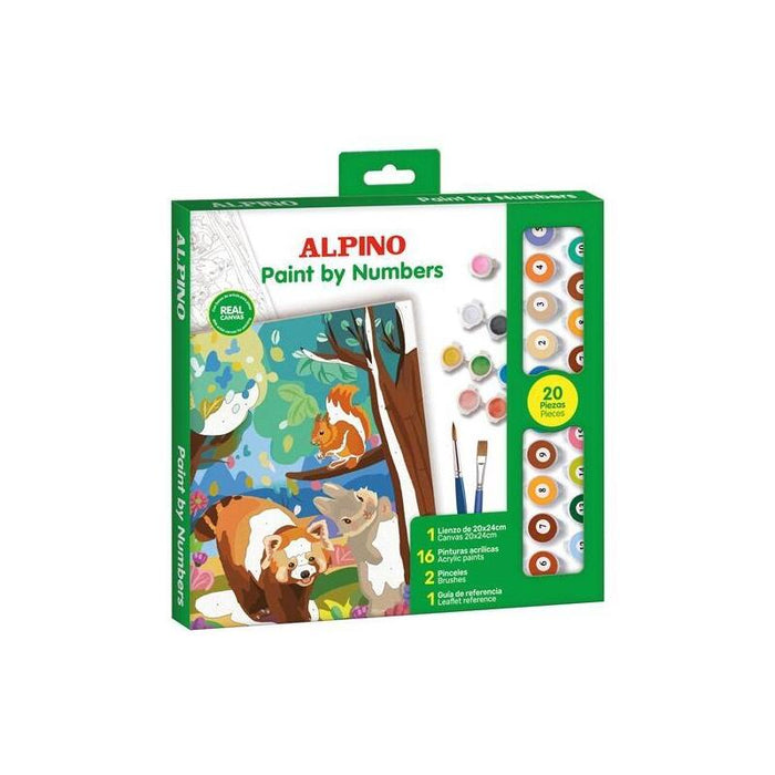 Alpino Pintura Acrílica Pinta Por Números Forest