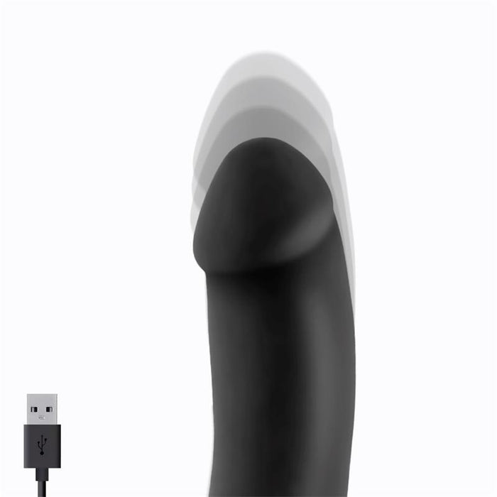 Angus Vibrador Con Función De Movimiento Thursting 2 Motores Silicona Usb