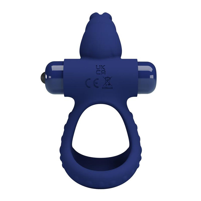 Pretty Love - Luchito Doble Anillo Vibrador Rabbit Azul