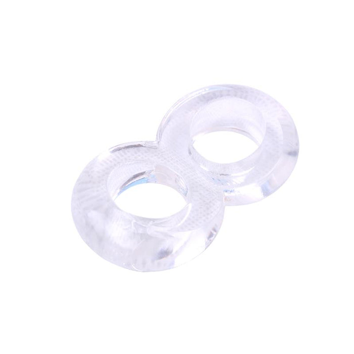 Anillo Para El Pene Doble Duo Cock 8 Transparente