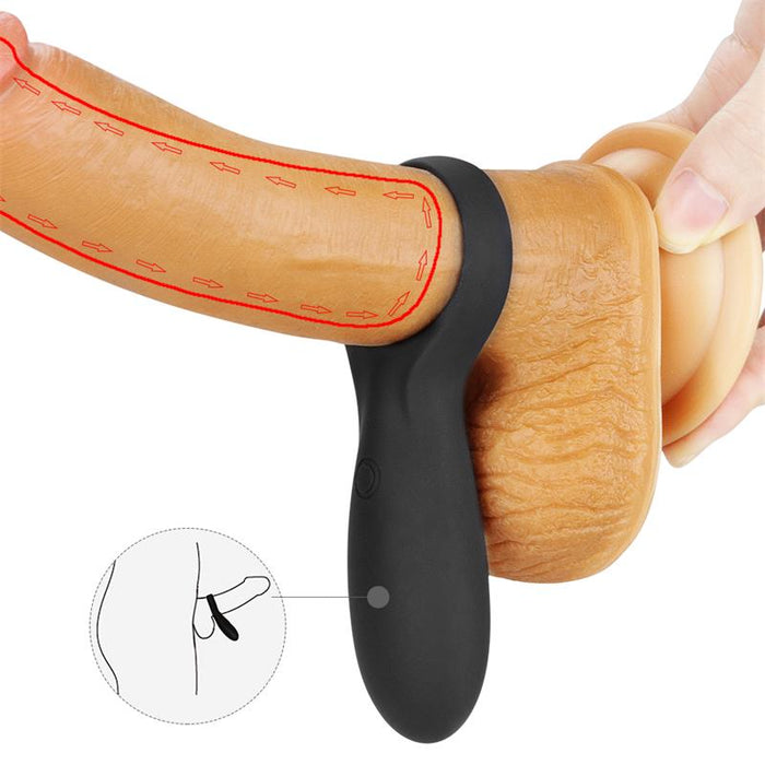 Anillo Para El Pene Ijoy Stamina Ring Usb Negro