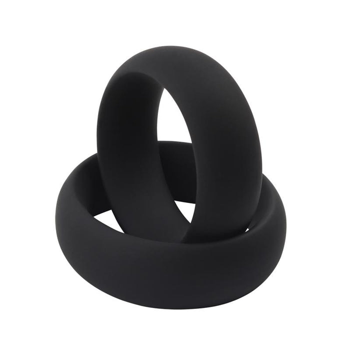 Anillo Para El Pene Infinity Silicona M Negro