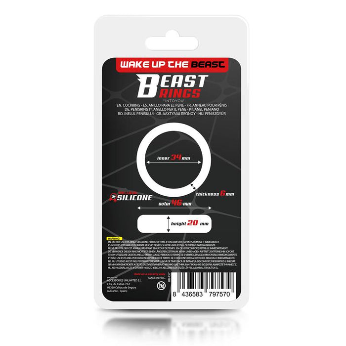 Anillo Para El Pene Silicona Líquida 3.4 Cm