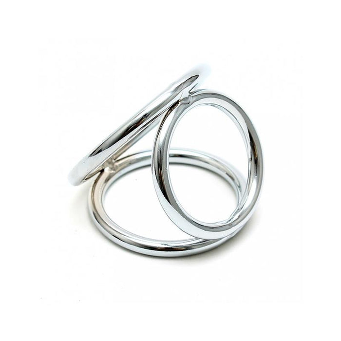 Anillos En Triángulo Metálico Para Pene Y Testículos