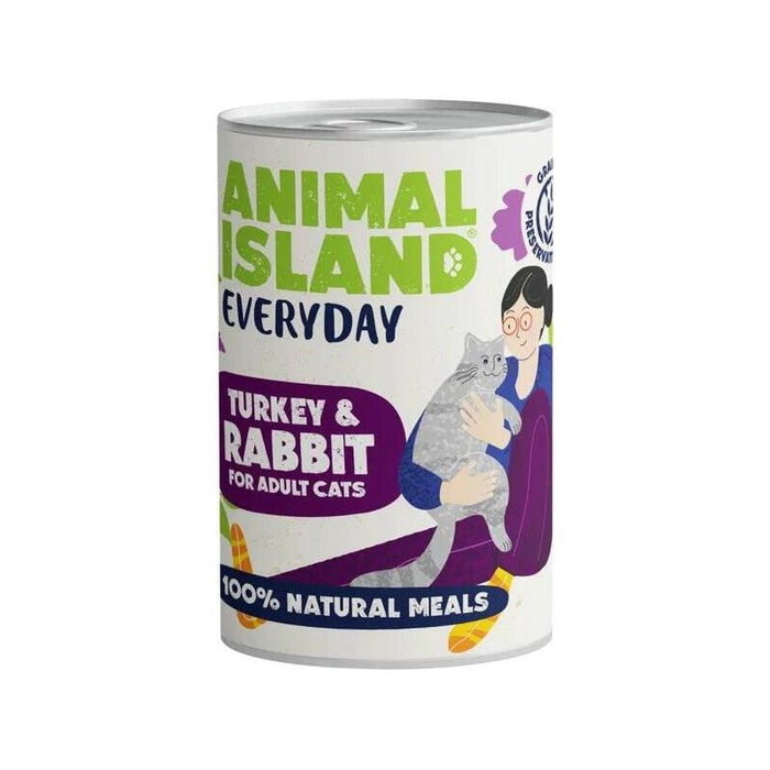 Animal Island Everyday Turkey And Rabbit - Wet Cat Food - 400g