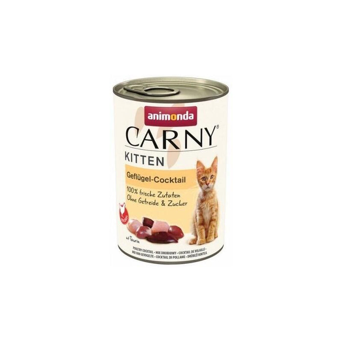 Animonda Carny Kitten Poultry Cocktail - Comida Húmeda Para Gatos - 400 G