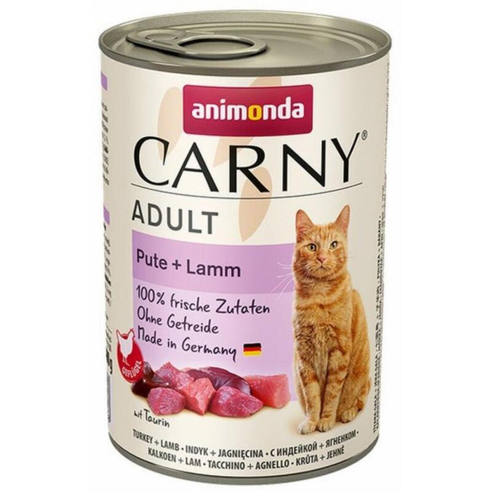 Animonda Cat Carny Adult Turkey With Lamb - Wet Cat Food - 400g