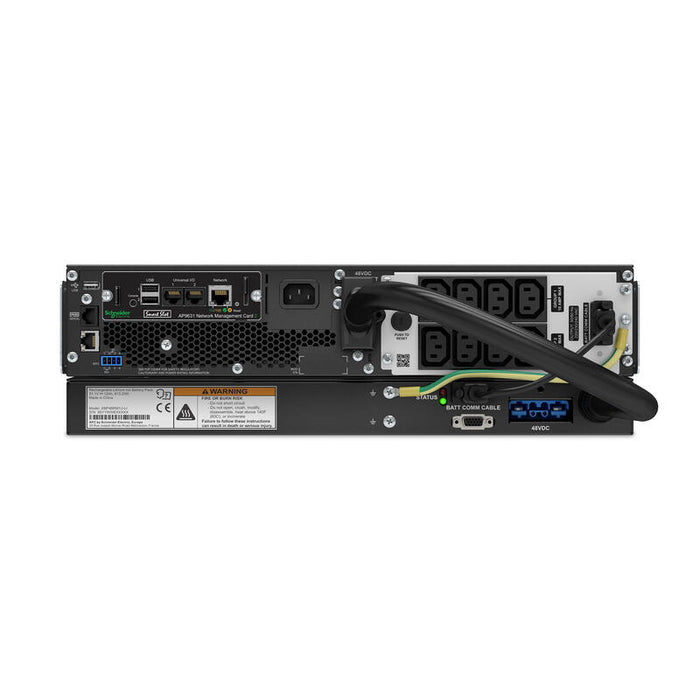 Apc Smart-Ups On-Line Li-Ion 1000vaups (Montaje En Rack / Externo)Ca 230 V900 Vatios1000 Vaethernet 10/100, Rs-232, Usbconectores De Salida: 8negro