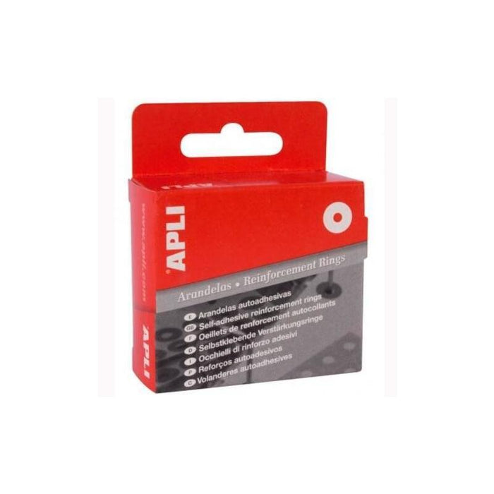 Apli Arandelas De Refuerzo 13mm Translúcidas Caja 200 Arandelas