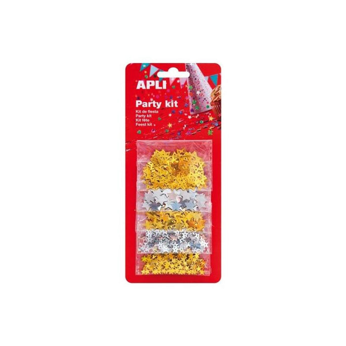 Apli Confeti Estrella Surtido - Ideal Para Fiestas, Bodas, Celebraciones Infantiles, Manualidades Y Carnaval - Color