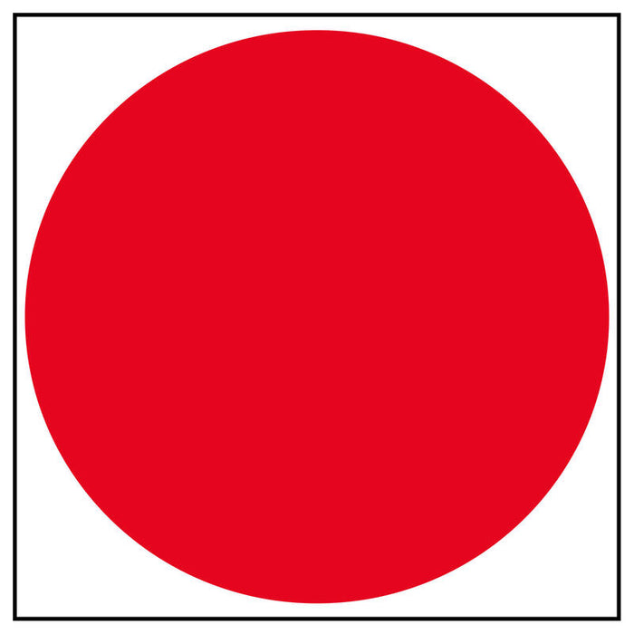 Apli Etiqueta Señalizacion Punto Rojo Especial Cristal 1 U.