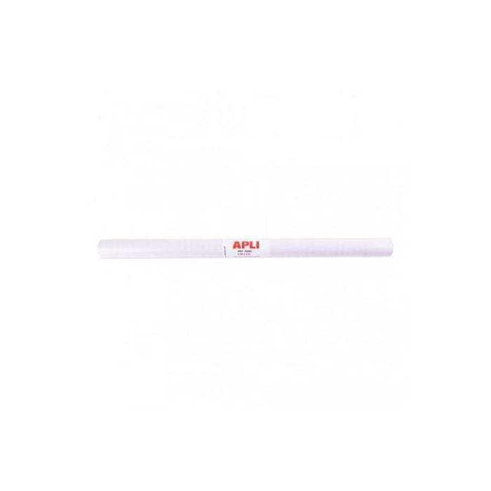 Apli Rollo De Polipropileno Transparente - Adhesivo Reposicionable - Sistema Easy Peel - Cuadricula De Precision - Alta