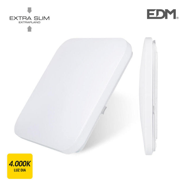 Aplique Superficie Led Extraplano 24w 4000k 37,5x37,5x7,1cm Edm