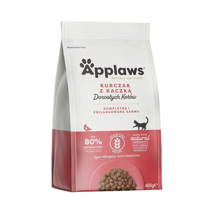 Applaws Cat Dry Chicken With Extra Duck 400g