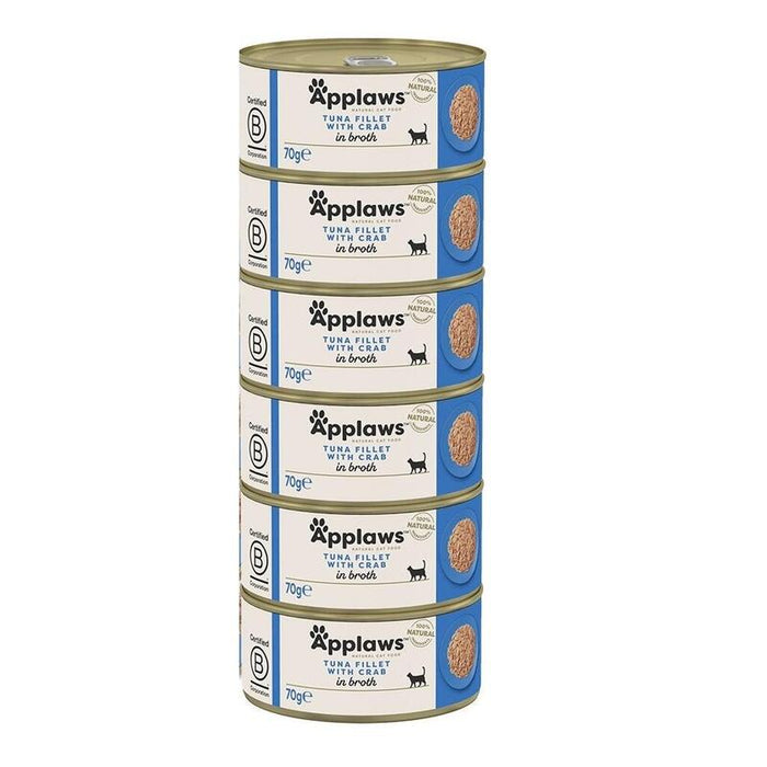 Applaws Cat Tin Tuna With Crab 6x70g
