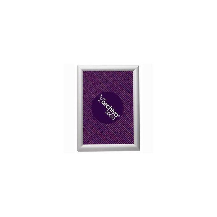 Archivo 2000 Expositor Mural Con Marco Montable Din A3 Vertical / Horizontal 10x330x450 Mm Plata