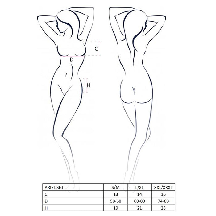 Ariel Set Blanco Talla (Interno):S/M